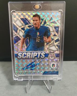 Francesco TOTTI Autografo Panini Mosaic Scrip