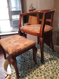 poltroncina + sgabello