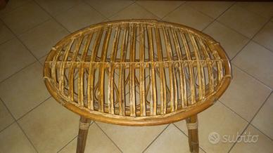 Tavolino in vimini