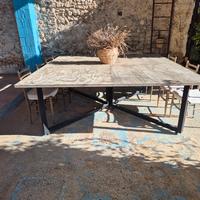 Tavolo da Esterno 220cm x 220cm + n.8 Sedie