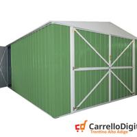Box auto in Acciaio lamiera 360x514 verde chiaro