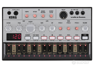 KORG Volca Bass NUOVO + 2 Cavetti