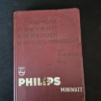 Manuali radio valvole vintage Philips Fivre