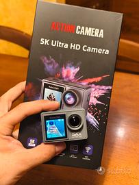 Action camera 5K touchscreen