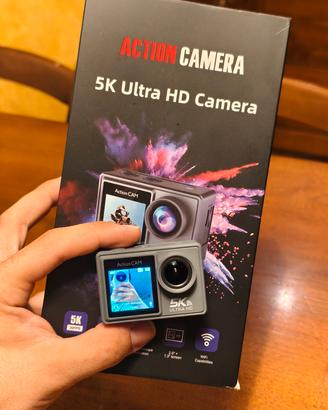 Action camera 5K touchscreen