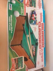 Mini biliardo in legno