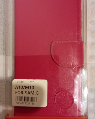 Custodia libro e custodia gomma samsung Galaxy a10