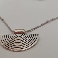 Collana tribale Vestopazzo placcata argento