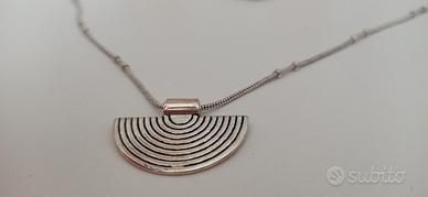 Collana tribale Vestopazzo placcata argento
