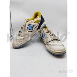 SCARPE UOMO NEW BALANCE 550 BIANCO GIALLO AZZURRO