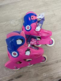 Roller bambina PLAY3 rosa-lilla