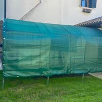 Serra antigrandine ombreggiante per copertura auto