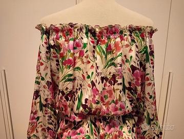 Camicia a disegno floreale 