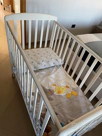 Culla Italbaby con cassettone e marerasso