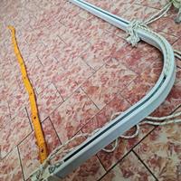 supporto per tendone curvo a binario 2.5 m