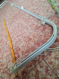 supporto per tendone curvo a binario 2.5 m