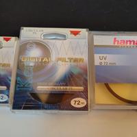 Filtri PL e UV 52mm e 72mm