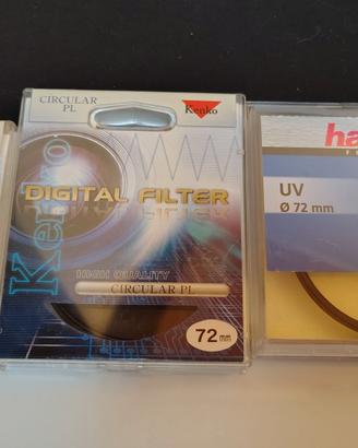 Filtri PL e UV 52mm e 72mm