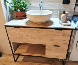 Mobile bagno completo con colonnina Iperceramica