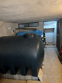 Due cisterne preaccumulo acqua da 2500 litri l’una