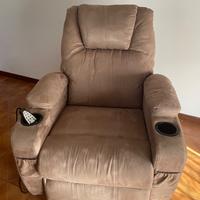 Poltrona elettrica alzapersone massaggiante
