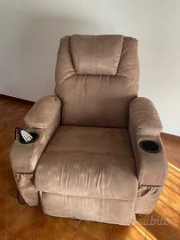 Poltrona elettrica alzapersone massaggiante