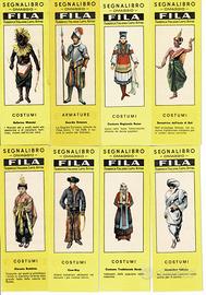 Vecchi segnalibri fila