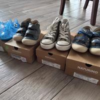 Lotto scarpe bambino Naturino