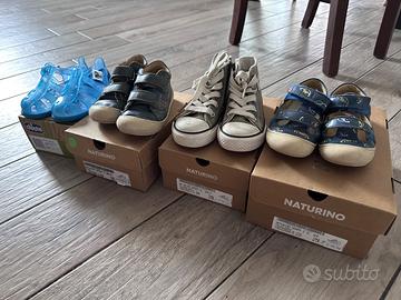 Lotto scarpe bambino Naturino