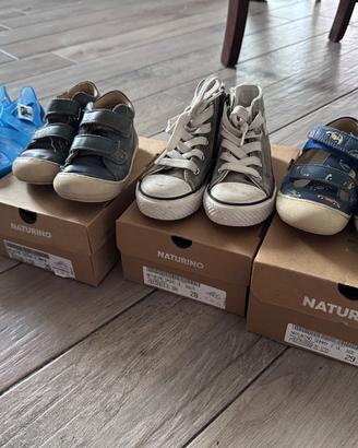 Lotto scarpe bambino Naturino