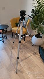 treppiede fotografico telescopico livelle