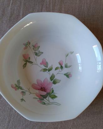 Ciotola Limoges vintage con fiori rosa