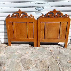 Testata letto di mt. 2.1 in legno da ritirare