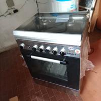 cucina acciaio a gas metano con forno