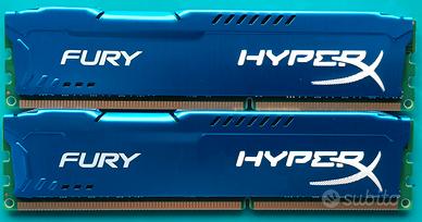MEMORIE RAM KINGSTON HYPERX 2 x 4 GB DDR3 1600 MHz
