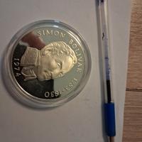 moneta 20 balboas 1974 argento 925 150 gr