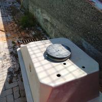 serbatoio in vetro resina 