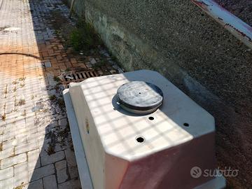 serbatoio in vetro resina 