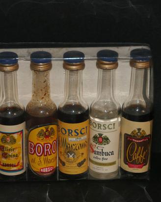 collezione vintage - 7 Mignon liquore BORSCI