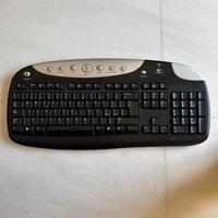 Tastiera Senza Fili Logitech Wireless Desktop Nera