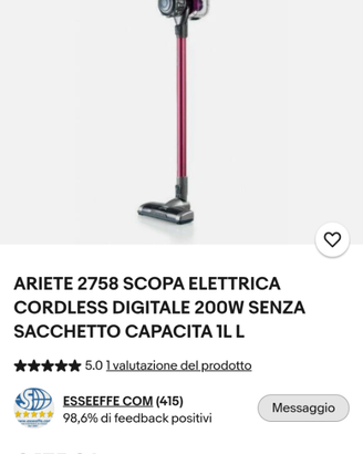 Scopa elettrica Ariete