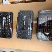 Mini lotto punte ferro legno e bit Parkside Nuovi