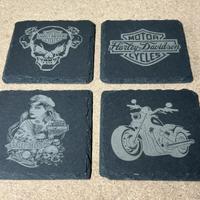 Sotto bicchieri ardesia Harley Davidson