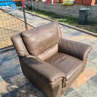 Poltrona in pelle Natuzzi