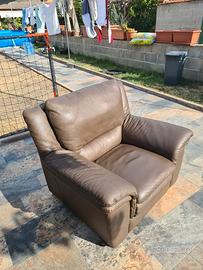 Poltrona in pelle Natuzzi