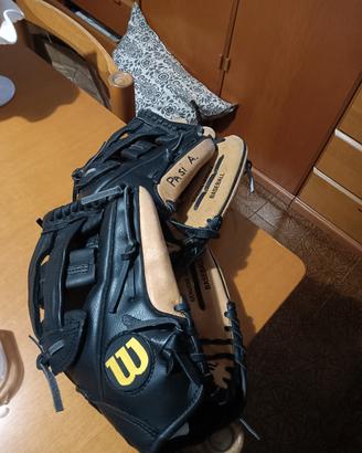Guantoni da baseball Wilson 12" in vera pelle 