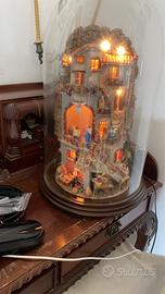 Presepe sotto una campana di vetro