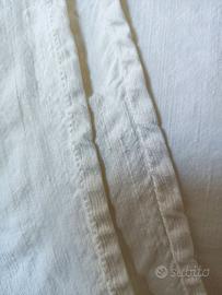 Lenzuolo  in tessuto da antichi telai anni 50