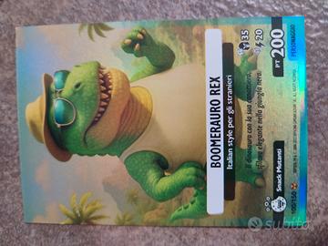 BOOMERSAURO REX - CARTA BRAINROT RARISSIMA
