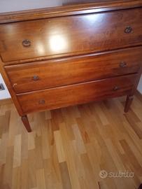 settimino a tre cassettoni 